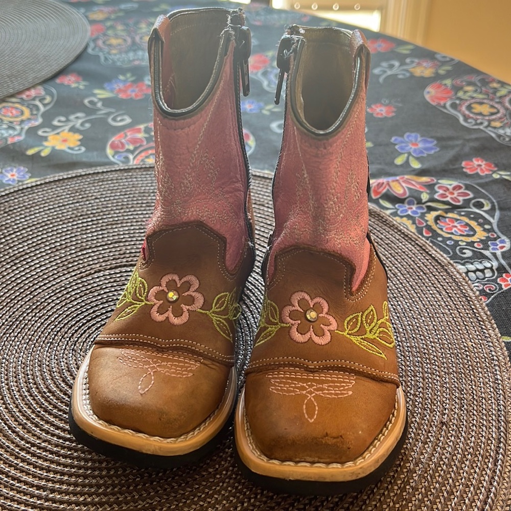 Carlos Boots Infant Toddler Girls Western
